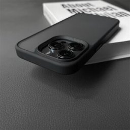 NONE Armor Schokbestendig Hybrid Case voor iPhone 15 14 16 Pro Max Matte Achterkant op Coque Iphone 16 Plus Scherm Beschermende Bumper Shell black