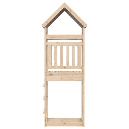 vidaXL Speeltoren Bruin 52,5 x 85 x 265 cm Massief grenenhout
