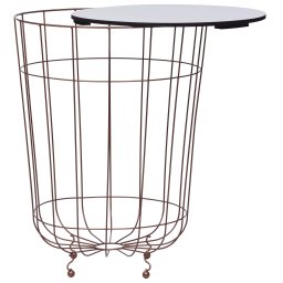 vidaXL Salontafel Ø40 cm goudkleurig