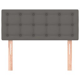 vidaXL Hoofdbord 80x5x78/88 cm kunstleer grijs