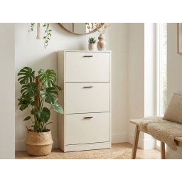Schoenenkast ZOULIMA 3 deuren kasjmier