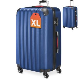 Reiskoffer Baseline Blauw XL ABS