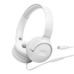 JBL Tune 520C USB-C On-ear hoofdtelefoon Wit