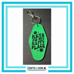 Sleutelhanger Keys To My Happy Place
