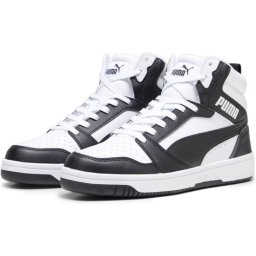 PUMA Rebound - mt 40 - v6 Unisex Sneakers - PUMA White-PUMA Black-Shadow Gray