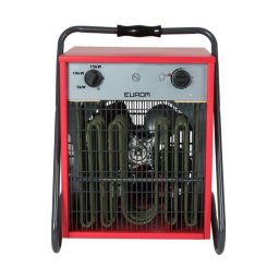 Eurom EK15002 + cable-socket Heater Ventilatorkachel Rood