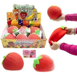 Squishy Mega XXL Aardbei 16 cm