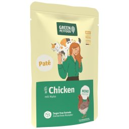 8x85g Kip Green Petfood Paté Kattennatvoer