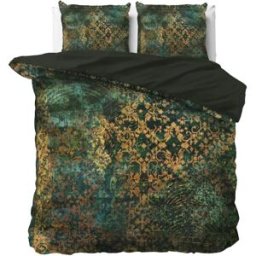Dreamhouse Dekbedovertrek Venni Groen - Tweepersoons 200 x 200/220 cm + 2 kussenslopen