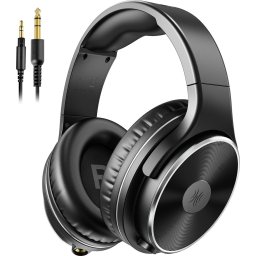 OneOdio Studio HiFi - koptelefoon met microfoon - extra lange kabel - muziek|studio|DJ (zwart)
