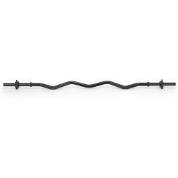 Actiget® Curlstang | Halterstang | Barbell | Chroomstaal | Verbogen | 120 cm | 25Ø mm | 2 Klemmen