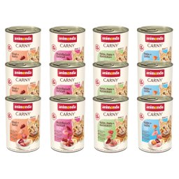 animonda Carny Adult Voordeelpakket 12 x 400 g Kattenvoer - Gourmet selectie (4 varianten)