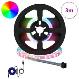 vidaXL LED-strip 12 st Zwart en transparant Koper en kunststof