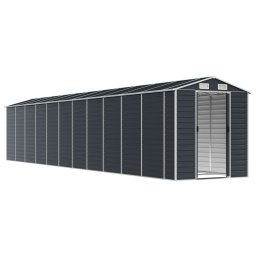 vidaXL Tuinschuur 191x980x198 cm gegalvaniseerd staal antracietkleurig