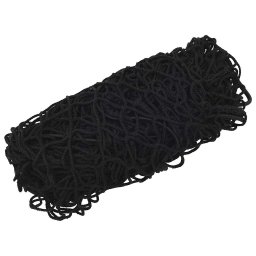 vidaXL Aanhangwagennet elastisch touw 3x2,5 m polypropeen zwart