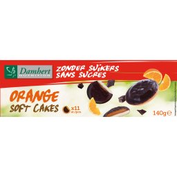 Damhert Orange Soft Cakes Zonder Suiker