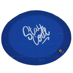 Beeztees Sprinklermat Stay Cool, blauw Ø130x5cm voor honden