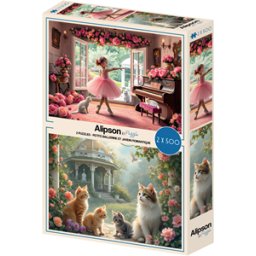 2 Puzzels - Little Ballerina and Romantic Garden Puzzel (500 stukjes)