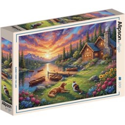 Sunset over the Lake Puzzel (500 stukjes)