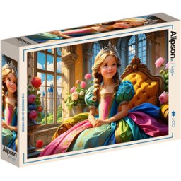 The Princess on Her Throne Puzzel (500 stukjes)