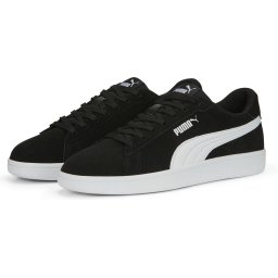 PUMA - Maat 41 - Smash 3.0 Unisex Sneakers - Black/White