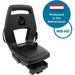 Qibbel Junior 6+ Fietsstoeltje Achter MIK HD - inclusief voetbeschermingsplaten en voetsteunen