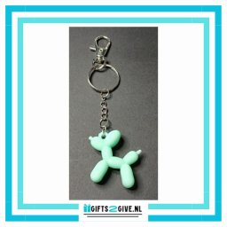 Sleutelhanger Ballon Hondje Groen