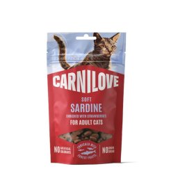 50 g Sardine met aardbei Carnilove Cat Soft Snack Kat