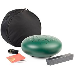 Tongdrum - Hayman HTD1213 - Stalen tongdrum 12 inch - 13 noten in C majeur - Groen