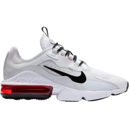 Nike - maat 44.5- Air Max Infinity 2 Heren Sneakers - White/Black-University Red-Photon Dust