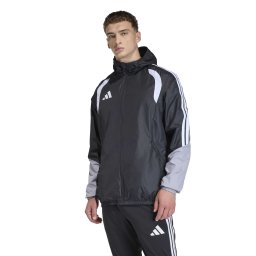 adidas Tiro 26 Competition Allweather Jack Zwart Grijs