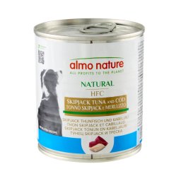 290g Skipjack Tonijn & Kabeljauw Almo Nature HFC Hondenvoer nat