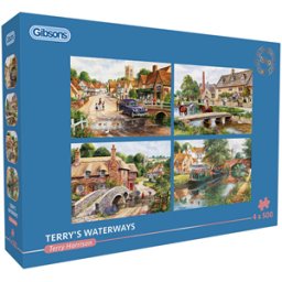 Terry Harrison - Terry's Waterways Puzzel (4 x 500 stukjes)