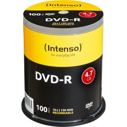 Intenso 4101156 DVD-R disc 4.7 GB 100 stuk(s) Spindel