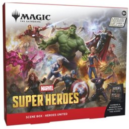 Magic The Gathering - Marvel Super Heroes Scene Box - Heroes United