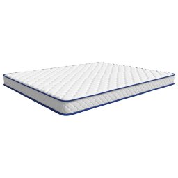 vidaXL Matras Matras Zacht Wit Wit 200 x 160 x 17 cm PU Schuim