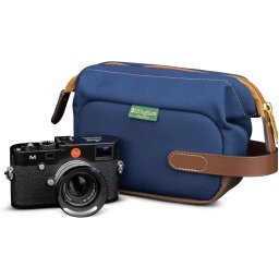 Billingham Capsule 1 - Navy Fibrenyte / Chocolate