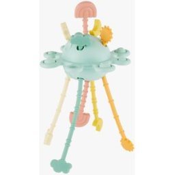 Bieco Silicone Activity Planet activity speelgoed 12 m+ Eucalyptus 1 st