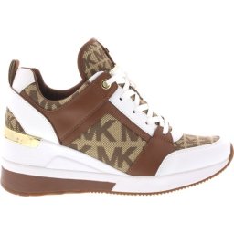 Michael Kors - maat 37 - Georgie Trainer Wedge Beige Bruin