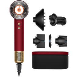 Dyson Supersonic Nural Straight+Wavy - Föhn - Red Velvet/Goud