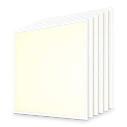 6x LED Paneel - 62x62 cm - 18/25 Watt - 4500 lumen - 180 lumen/watt - 3000K warm wit - UGR<19 - Flikkervrij - Incl. Philips Xitanium Driver - 5 jaar garantie