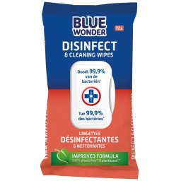 Blue Wonder Disinfect Schoonmaakdoekjes