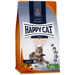 Happy Cat Culinary Adult Land-Ente (Eend) Kattenvoer - 1,3 kg
