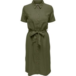JDY Maat XS JDYSAY S/S MIDI SHIRT DRESS WVN Dames Jurk