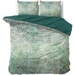 Dreamhouse Dekbedovertrek Dakar Groen - Eenpersoons 140 x 200/220 cm + 1 kussensloop