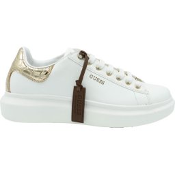 GUESS - maat 39 - Salerno Dames Sneakers - Wit/Goud