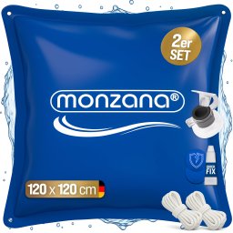 Zwembadkussen 2 Stuks Blauw 120x120cm -20°C