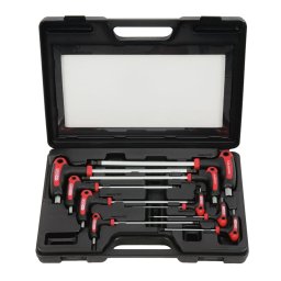 KS Tools 9-delige Inbussleutelset Ergo Torque Plus T-greep 2-12 mm