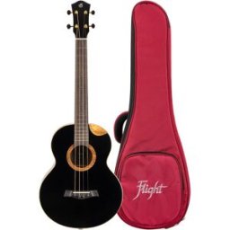 Flight Princess Series Nora Baritone EQ-A elektrisch-akoestische bariton ukelele met tas