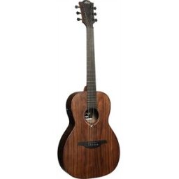 LAG Guitars Sauvage SAUVAGE-PE Parlor elektrisch-akoestische westerngitaar met tas